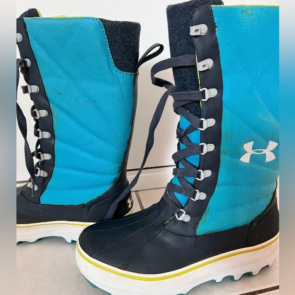 Under Armour women’s Clackamas 200 waterproof long Snow Boots 9.5 - Picture 3 of 9